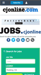 Mobile Screenshot of jobs.cjonline.com